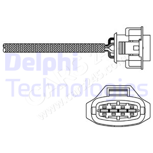 Lambda Sensor DELPHI ES10792-12B1