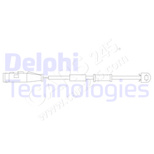 Warning Contact, brake pad wear DELPHI LZ0188