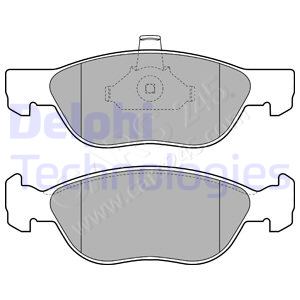 Brake Pad Set, disc brake DELPHI LP1734