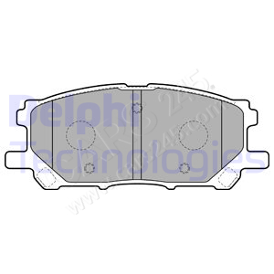 Brake Pad Set, disc brake DELPHI LP1823