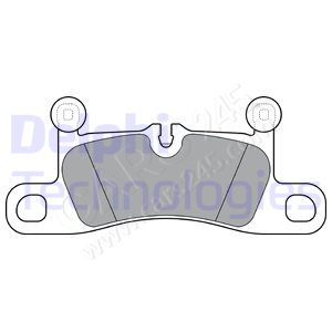 Brake Pad Set, disc brake DELPHI LP3298
