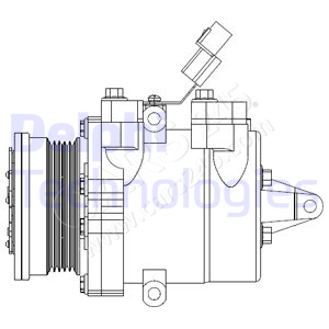 Compressor, air conditioning DELPHI CS20534