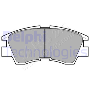 Brake Pad Set, disc brake DELPHI LP633