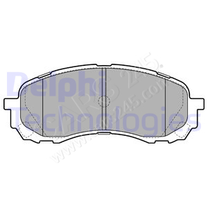 Brake Pad Set, disc brake DELPHI LP2128