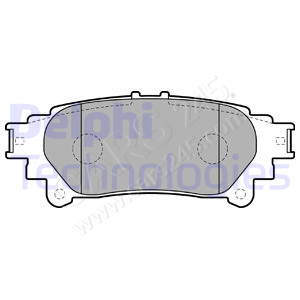 Brake Pad Set, disc brake DELPHI LP2196