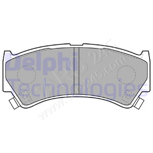 Brake Pad Set, disc brake DELPHI LP1548