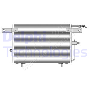 Condenser, air conditioning DELPHI TSP0225083