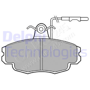 Brake Pad Set, disc brake DELPHI LP695