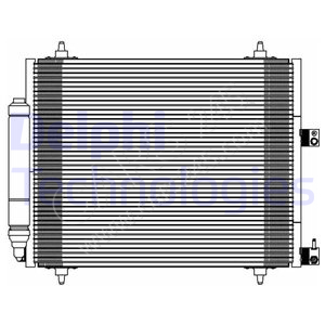 Condenser, air conditioning DELPHI TSP0225595