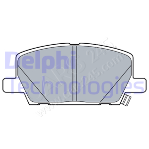 Brake Pad Set, disc brake DELPHI LP3482