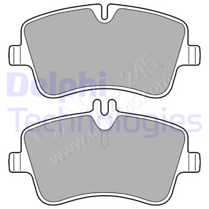 Brake Pad Set, disc brake DELPHI LP1696