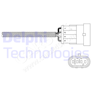 Lambda Sensor DELPHI ES20344-12B1