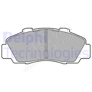 Brake Pad Set, disc brake DELPHI LP872
