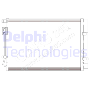 Condenser, air conditioning DELPHI CF20414