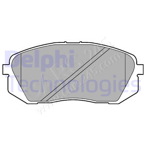 Brake Pad Set, disc brake DELPHI LP2294