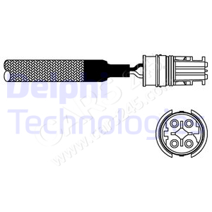Lambda Sensor DELPHI ES10983-12B1
