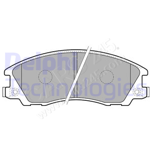 Brake Pad Set, disc brake DELPHI LP1853