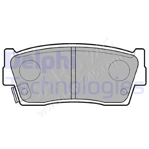 Brake Pad Set, disc brake DELPHI LP684