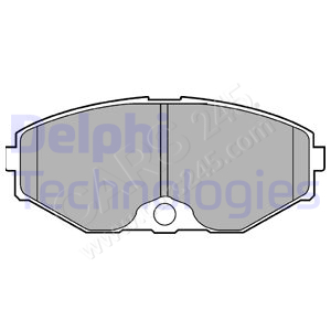 Brake Pad Set, disc brake DELPHI LP1058
