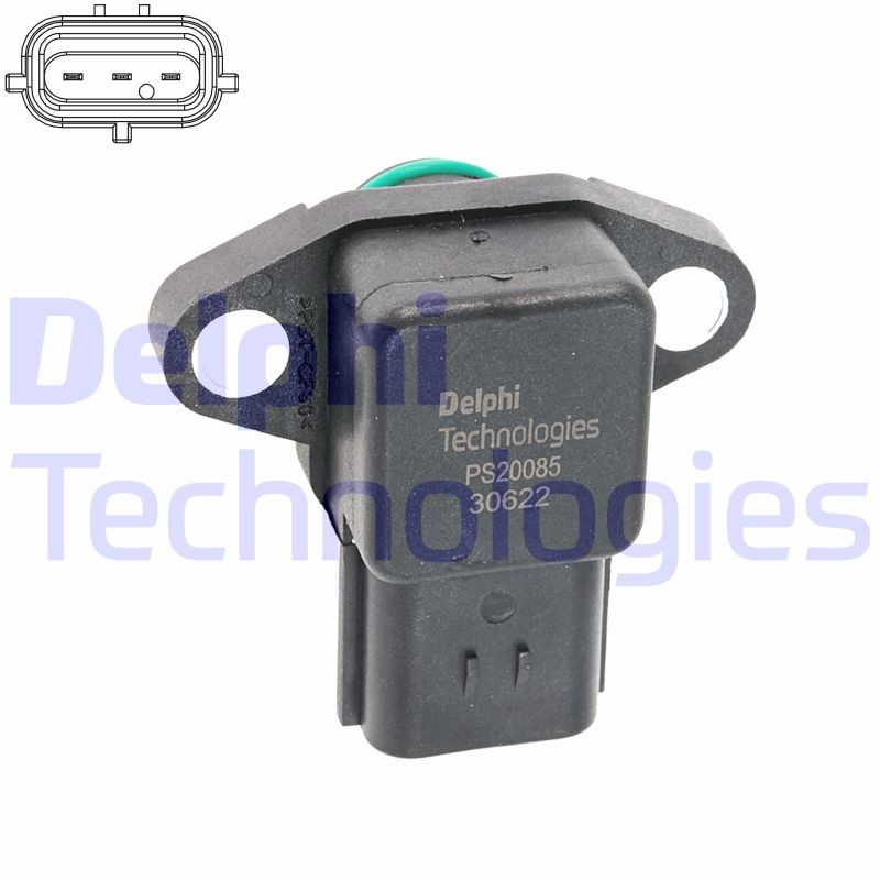 Sensor, intake manifold pressure DELPHI PS20085-12B1