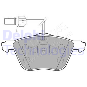 Brake Pad Set, disc brake DELPHI LP1801