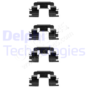 Accessory Kit, disc brake pad DELPHI LX0381
