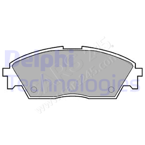 Brake Pad Set, disc brake DELPHI LP605