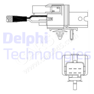 Lambda Sensor DELPHI ES10925-11B1