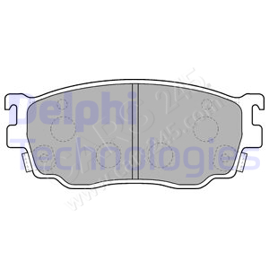 Brake Pad Set, disc brake DELPHI LP1527