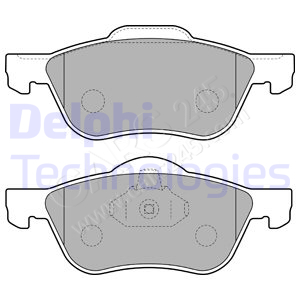 Brake Pad Set, disc brake DELPHI LP1830