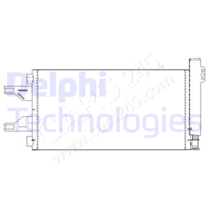 Condenser, air conditioning DELPHI TSP0225676