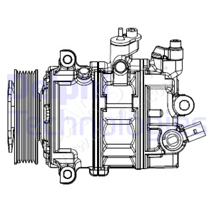 Compressor, air conditioning DELPHI CS20529