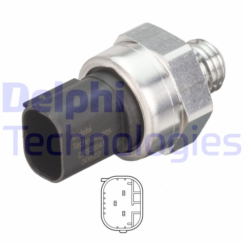 Sensor, exhaust pressure DELPHI DPS00041-12B1