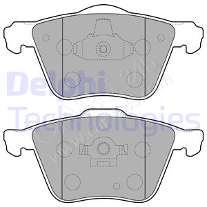 Brake Pad Set, disc brake DELPHI LP1821