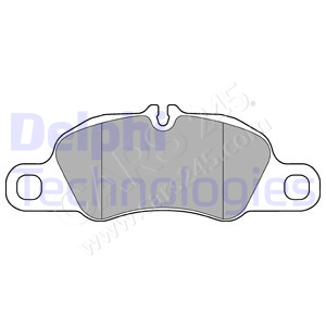 Brake Pad Set, disc brake DELPHI LP3177