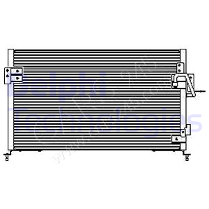 Condenser, air conditioning DELPHI TSP0225443