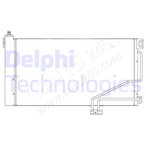 Condenser, air conditioning DELPHI TSP0225678