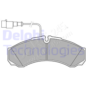 Brake Pad Set, disc brake DELPHI LP2185
