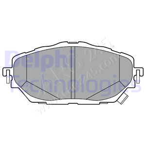 Brake Pad Set, disc brake DELPHI LP3378
