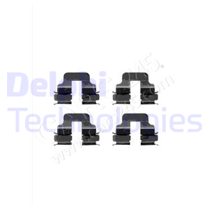 Accessory Kit, disc brake pad DELPHI LX0344