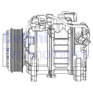 Compressor, air conditioning DELPHI CS20501