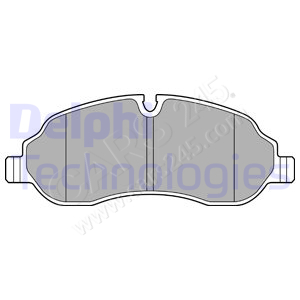 Brake Pad Set, disc brake DELPHI LP3136