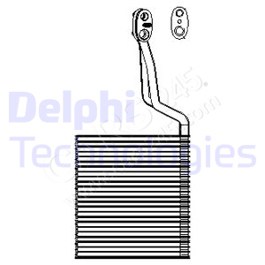 Evaporator, air conditioning DELPHI TSP0525196