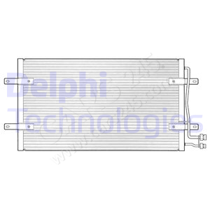 Condenser, air conditioning DELPHI TSP0225471