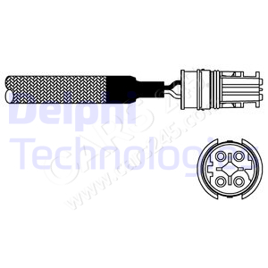 Lambda Sensor DELPHI ES10899-12B1