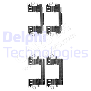 Accessory Kit, disc brake pad DELPHI LX0499