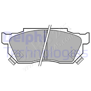 Brake Pad Set, disc brake DELPHI LP445