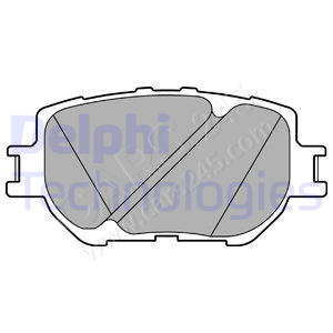 Brake Pad Set, disc brake DELPHI LP2699