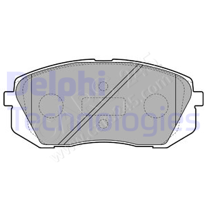 Brake Pad Set, disc brake DELPHI LP2050