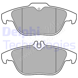 Brake Pad Set, disc brake DELPHI LP3288